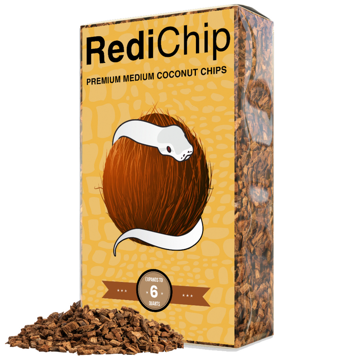 ReptiChip RediChip Premium Medium Sized Ready to Use Coconut Chips