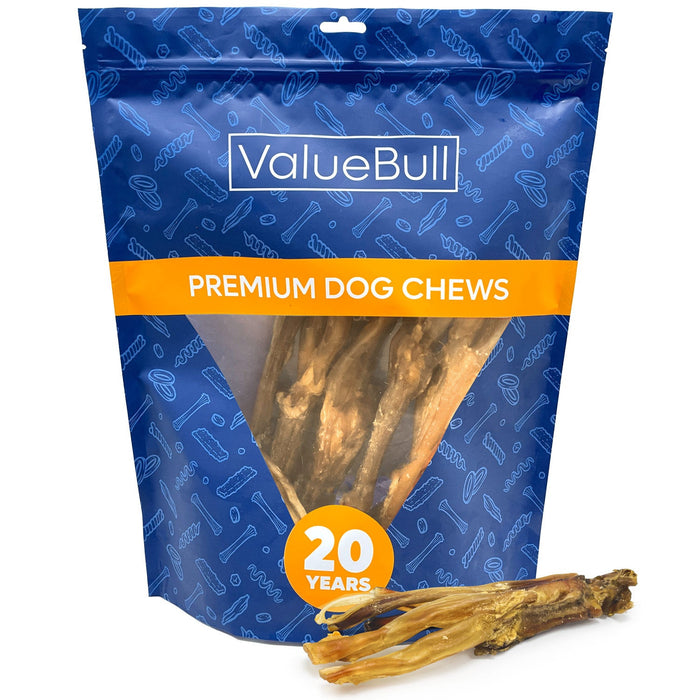 Value Pet Supplies ValueBull Beef Tendons For Dogs, Varied Shapes - 1 lb