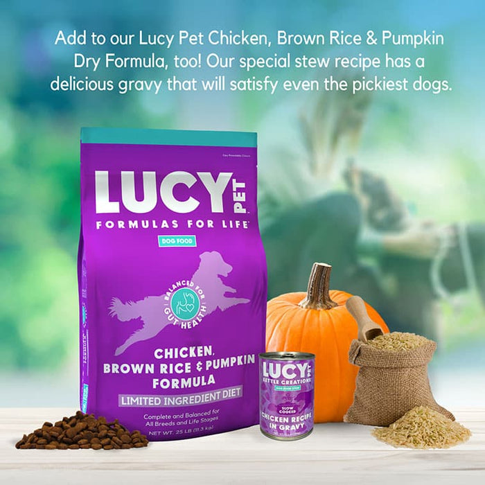 Lucy Pet Products Kettle Creations Chicken In Gravy Dog Food 12.5 Ounces (Pack of 12)