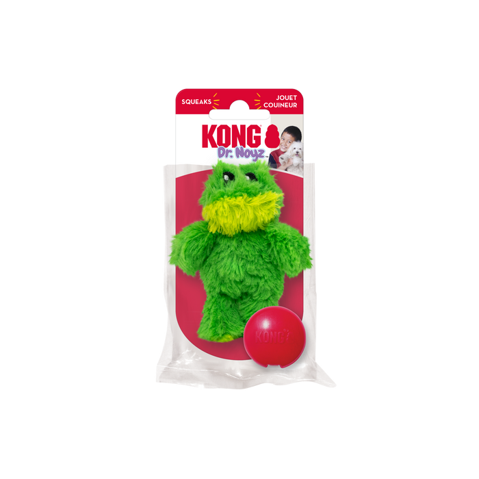 KONG Unstuffed Dog Toy Frog with Squeaker XS - 3 - Image 8