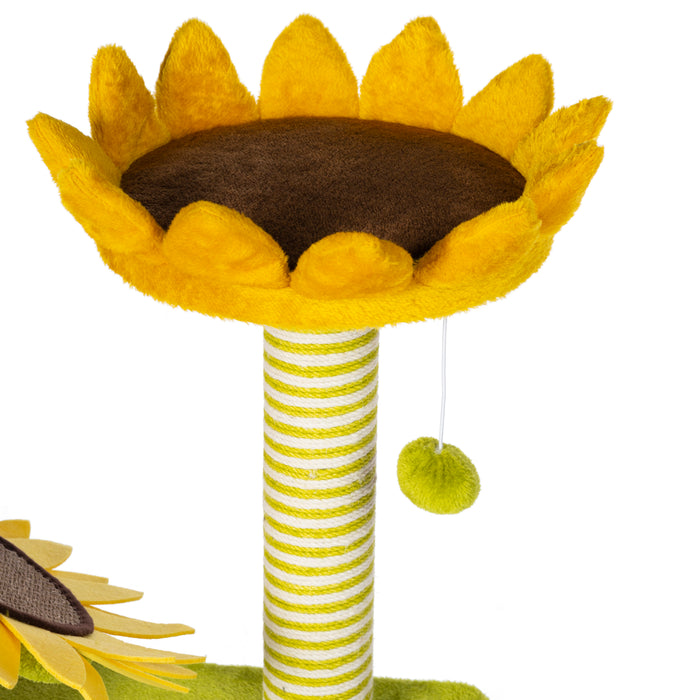 Prevue Pet Products Kitty Power Paws Sunflower Playground for Cats