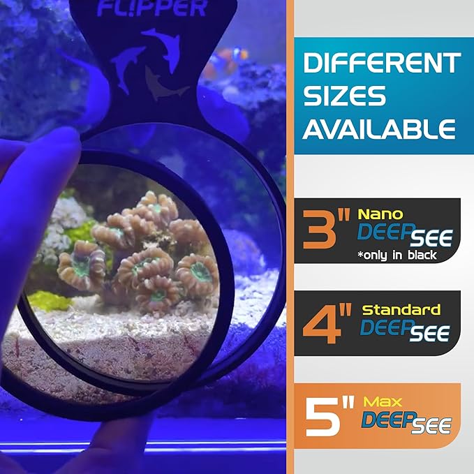 Flipper Aquarium Products - DeepSee Viewer Clear Max 5" - Orange Filter - 4 - Image 7