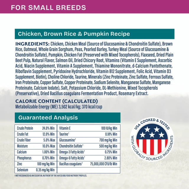 Natural Balance Pet Foods Health Protection Small Breed Dry Dog Food Chicken, Rice & Pumpkin 4lb - 1 - Image 5