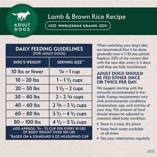 Natural Balance Pet Foods Limited Ingredient Dry Dog Food Lamb & Brown Rice 12lb