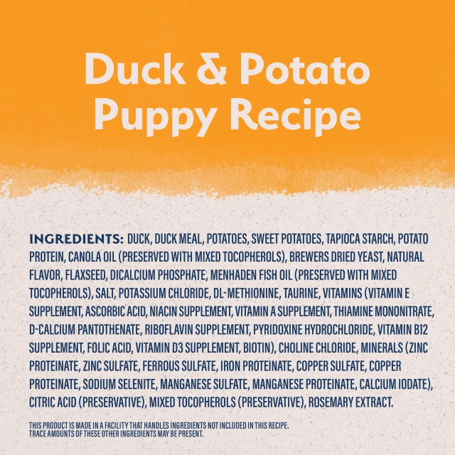 Natural Balance Pet Foods Limited Ingredient Reserve Grain Free Puppy Dry Dog Food Duck & Potato 12lb