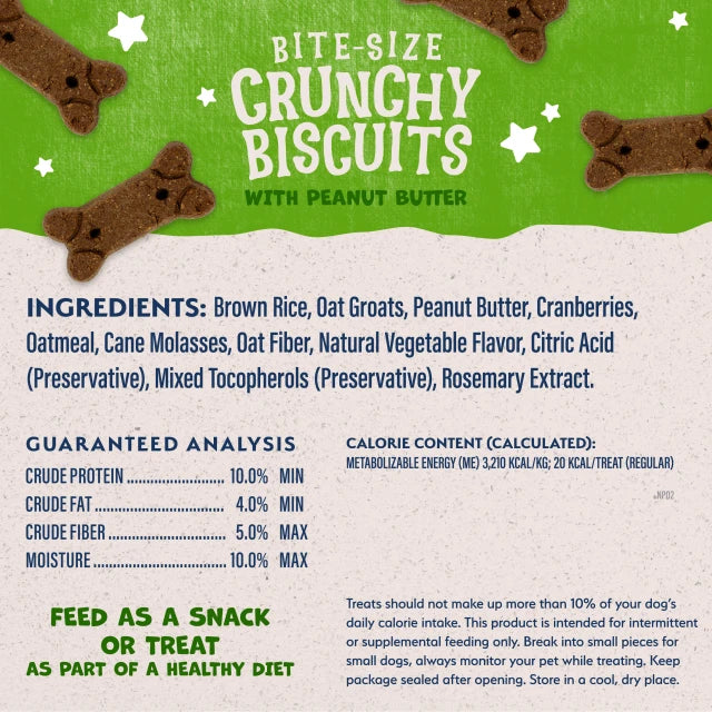 Natural Balance Pet Foods Rewards Crunchy Biscuits Dog Treats Peanut Butter 14oz - 1 - Image 5