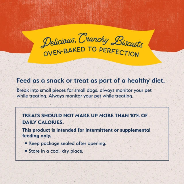 Natural Balance Pet Foods Rewards Crunchy Biscuits Dog Treats Salmon 14oz