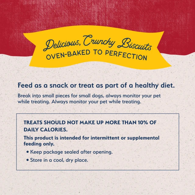 Natural Balance Pet Foods Rewards Crunchy Biscuits Dog Treats Bison 14oz