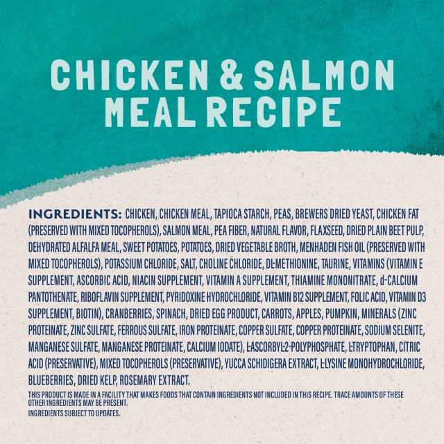 Natural Balance Pet Foods Original Ultra Broth Coated Indoor Grain Free Dry Cat Food Chicken & Salmon Meal 15lb