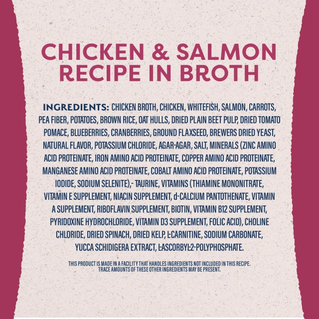 Natural Balance Pet Foods Original Ultra Fat Dogs Canned Dog Food Chicken & Salmon 13oz (Pack of 12)