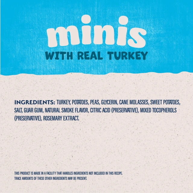 Natural Balance Pet Foods Rewards Minis Soft & Meaty Dog Treats Turkey 5.3oz