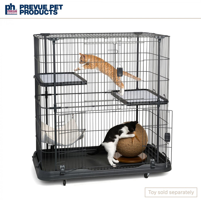 Prevue Pet Products Deluxe Cat Home, Black