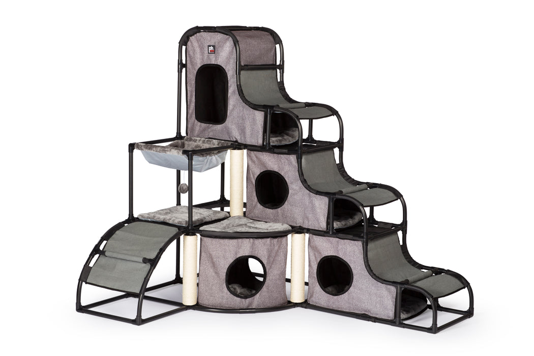 Prevue Pet Products Catville Tower, Gray Print