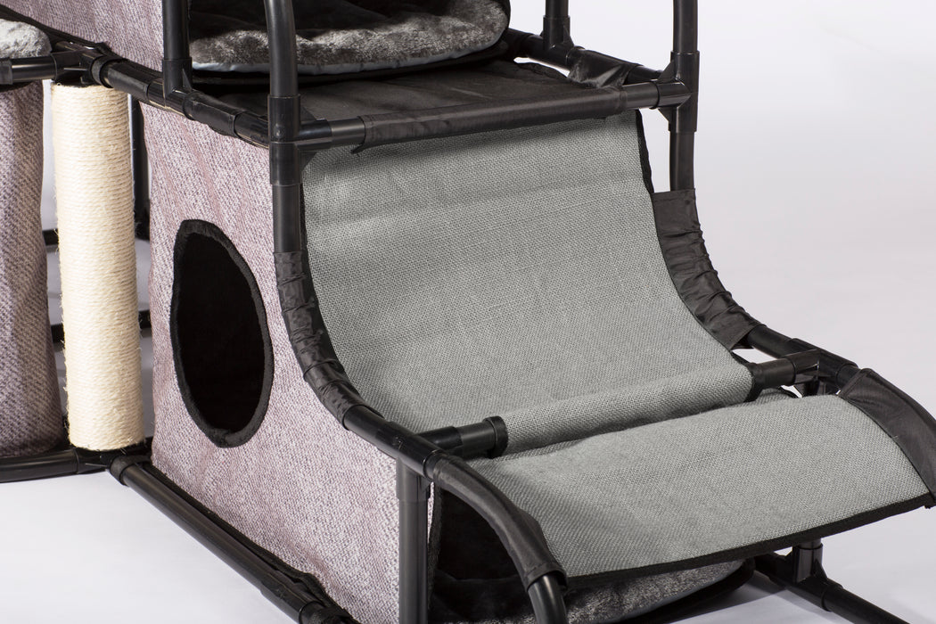 Prevue Pet Products Catville Tower, Gray Print