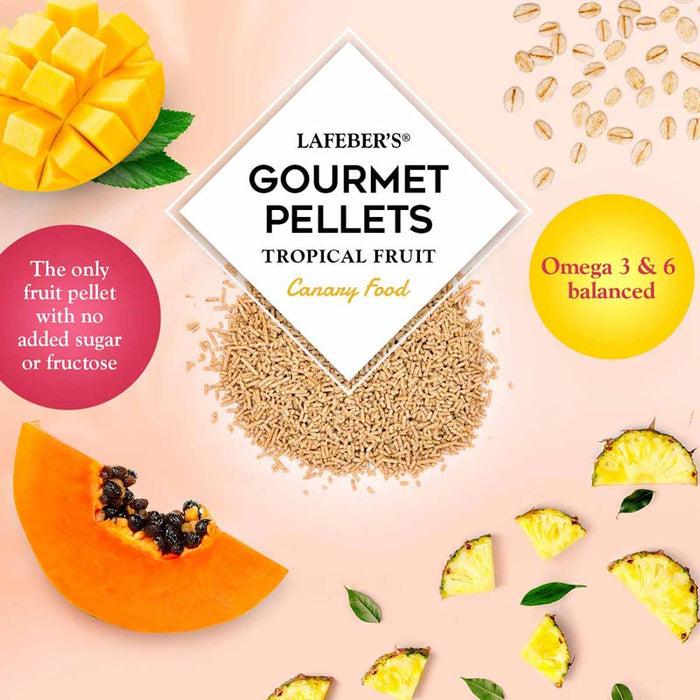 Lafeber Company Tropical Fruit Gourmet Pellets Canary Bird Food 1.25lb