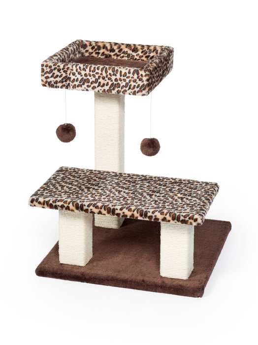 Prevue Pet Products Kitty Power Paws Leopard Terrace for Cats