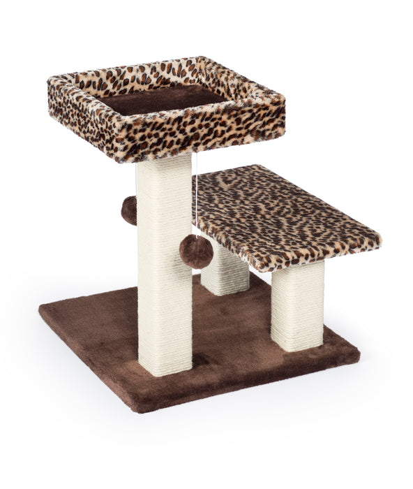 Prevue Pet Products Kitty Power Paws Leopard Terrace for Cats
