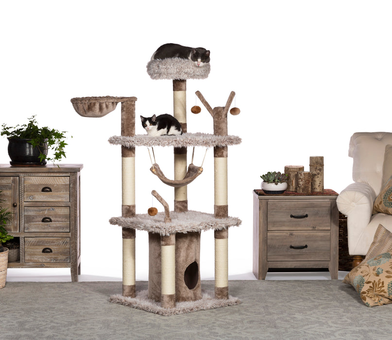 Prevue Pet Products Kitty Power Paws Siberian Mountain Cat Tree