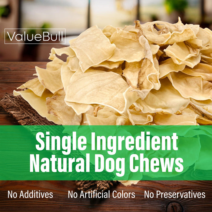 Value Pet Supplies ValueBull USA Collagen Chips Dog Chews, Natural Long-Lasting Dog Treats, 100 Count