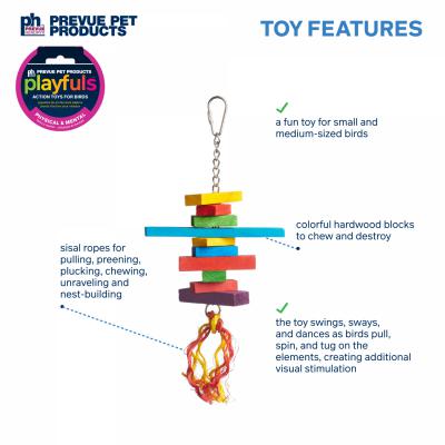 Prevue Pet Products Playfuls Sassy Bird Toy