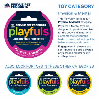 Prevue Pet Products Playfuls Sassy Bird Toy