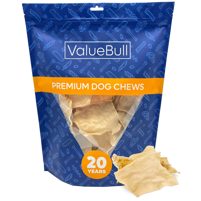 Value Pet Supplies ValueBull USA Collagen Chips Dog Chews, Natural Long-Lasting Dog Treats, 50 Count