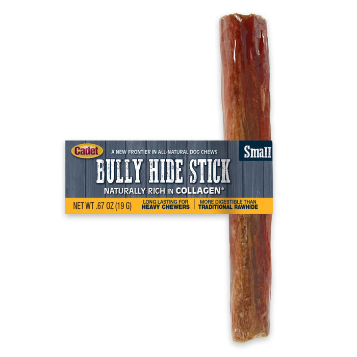 Cadet Bully Hide Sticks All-Natural Dog Chews Small Bully Stick Small (5 Count)