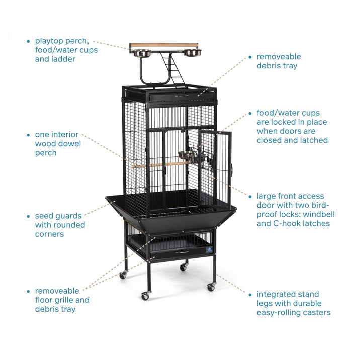 Prevue Pet Products Playtop 18" Bird Home