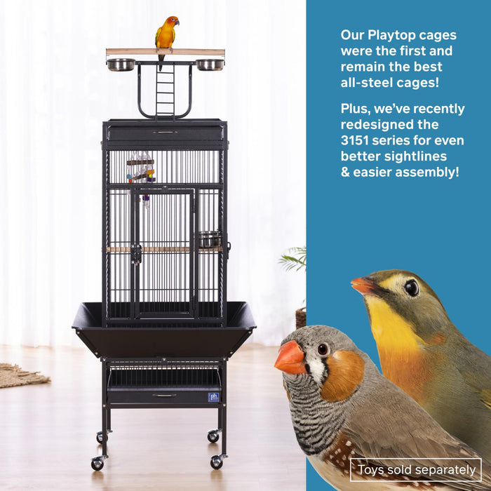 Prevue Pet Products Playtop 18" Bird Home