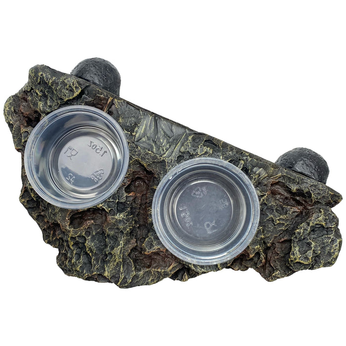 Komodo Magnetic Dual Gecko Feeding Ledge 9in X 5.5in