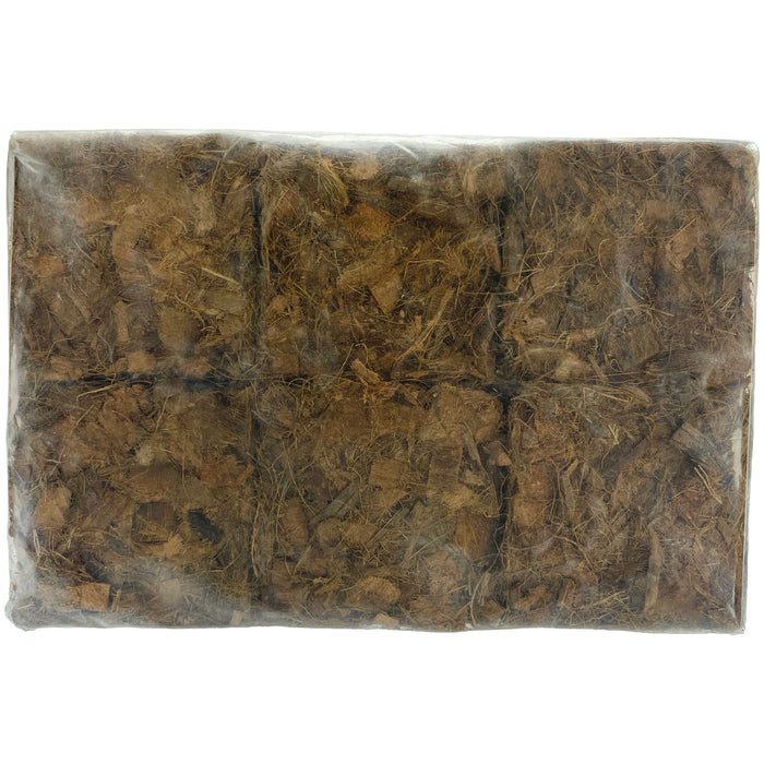 Komodo Living Natural Coconut Chip Reptile Bedding Brick 6pk
