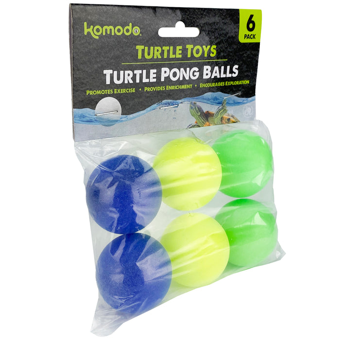 Komodo Ping Pong Balls Turtle Toys 6pk