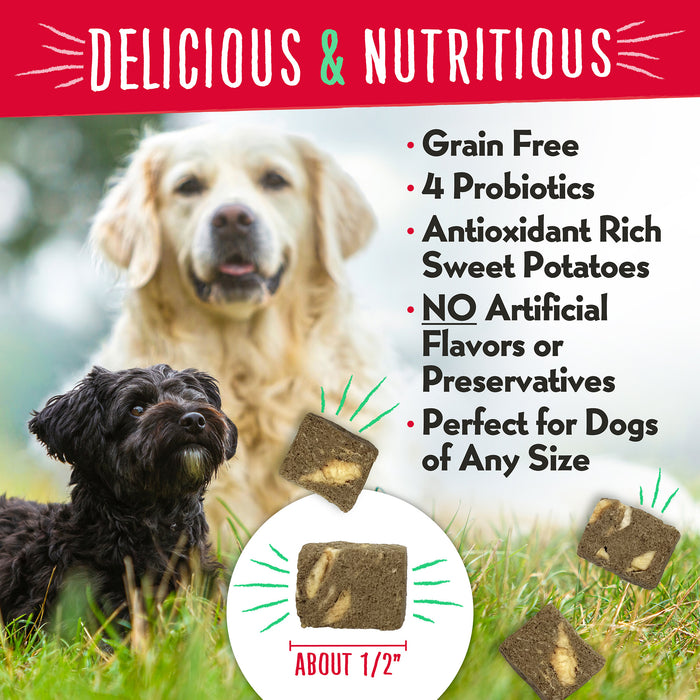 Charlee Bear Meaty Bites Dog Treats Beef liver with Sweet Potatoes 2.25oz