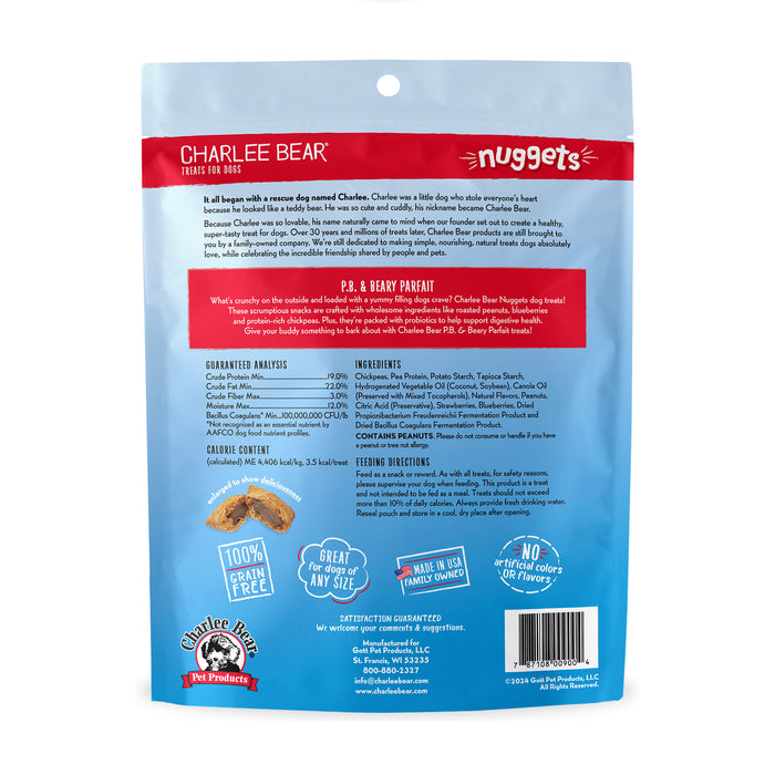 Charlee Bear Nuggets Peanut Butter & Berry Parfait 6oz