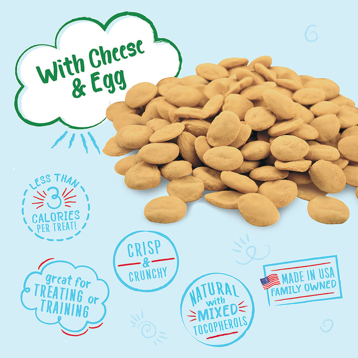Charlee Bear Original Crunch Dog Treats Cheese & Egg 16oz