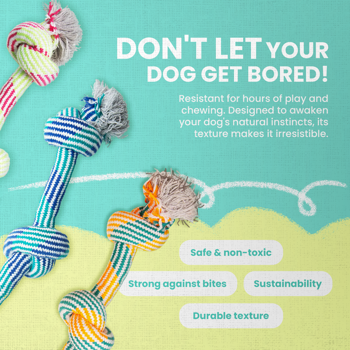 SnugArooz Get'N Knotty Rope Dog Toy