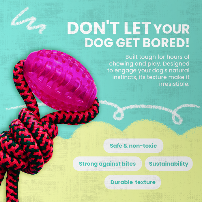 SnugArooz Tug Buddy Rope Dog Toy