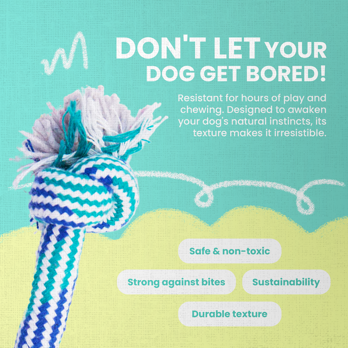 SnugArooz Lil Baby Rope Dog Toy