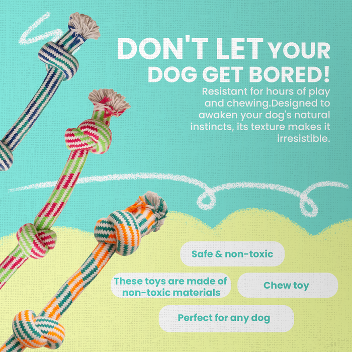 SnugArooz Knotty 'N Nice Rope Dog Toy