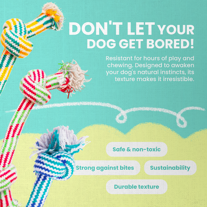 SnugArooz Puppy Fun Rope Toy for Dogs