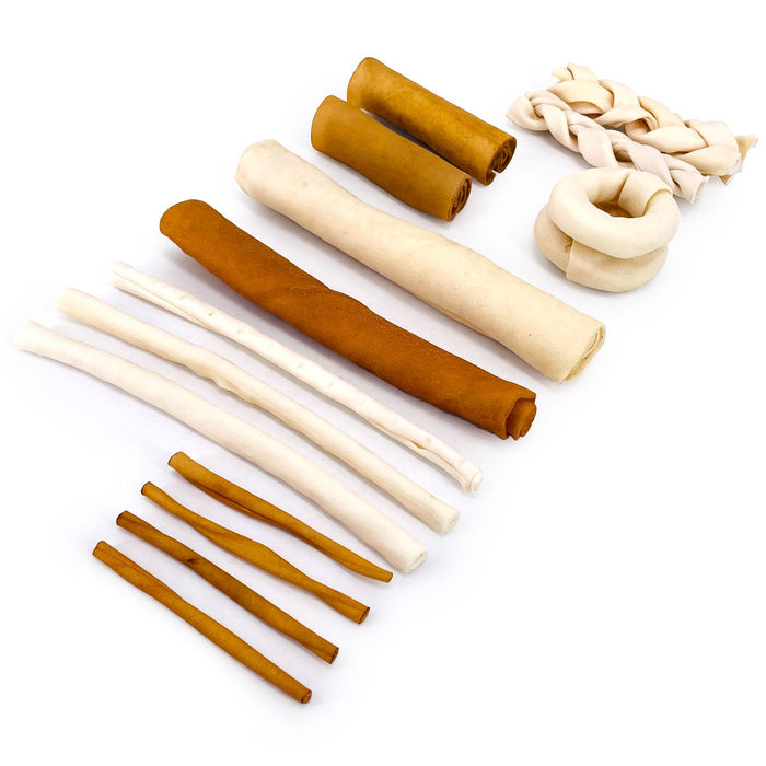 Value Pet Supplies ValueBull USA Rawhide, Varied Mix of Fun Shapes for Dogs - 2 lb