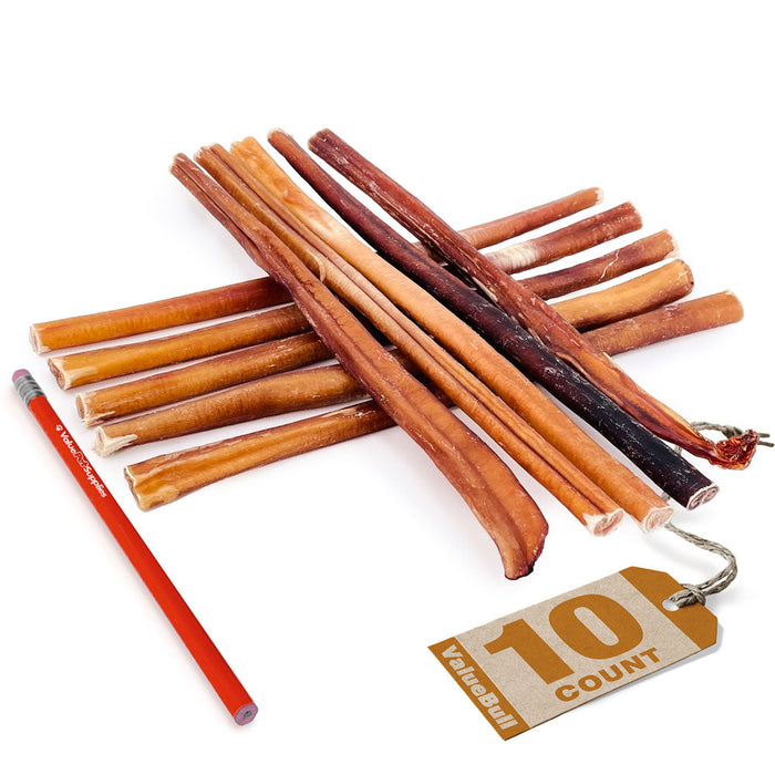 Value Pet Supplies ValueBull USA Bully Sticks for Dogs, Medium 12 Inch, 10 Count