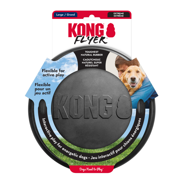 KONG Extreme Flyer Dog Toy Black LG - 1 - Image 11