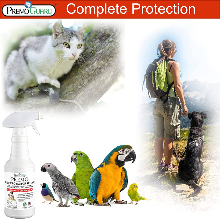 Premo Natural Product Plant Based Non-Toxic Pet Protector Spray