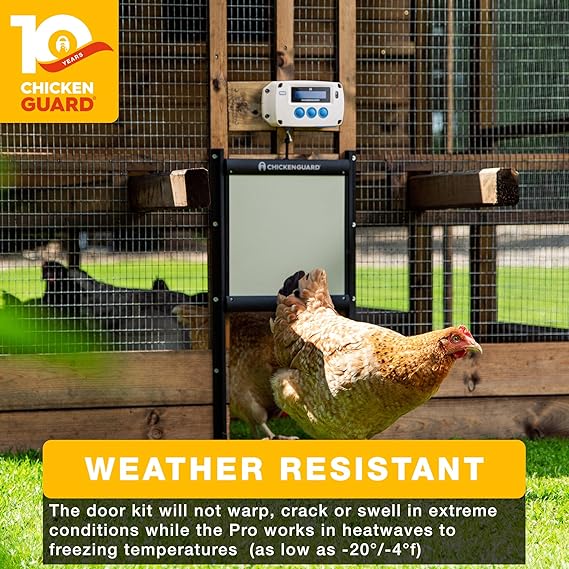 ChickenGuard Automatic Chicken Coop Door Openers & Combi Kits (PRO + Locking Door Kit)