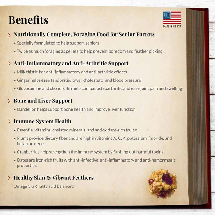 Lafeber Company Senior Bird Nutri-Berries Parrot Food 10oz