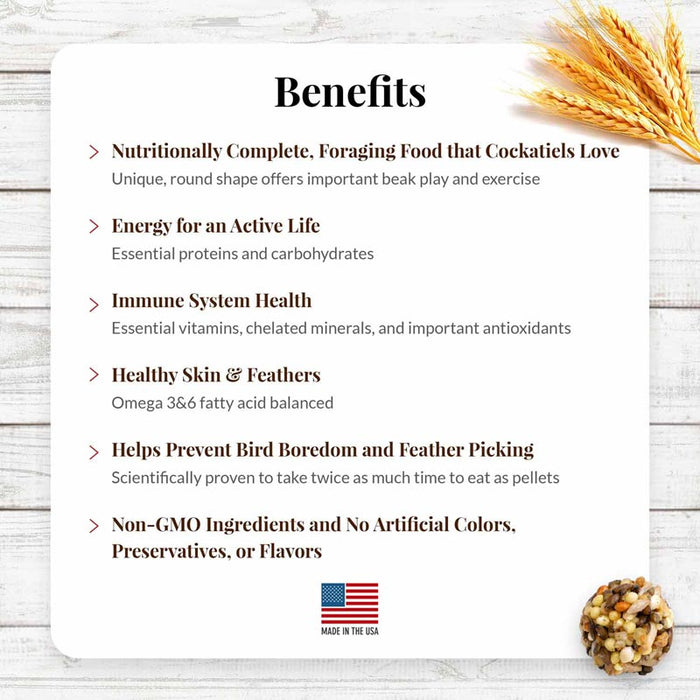 Lafeber Company Classic Nutri-Berries Cockatiel Food 10oz