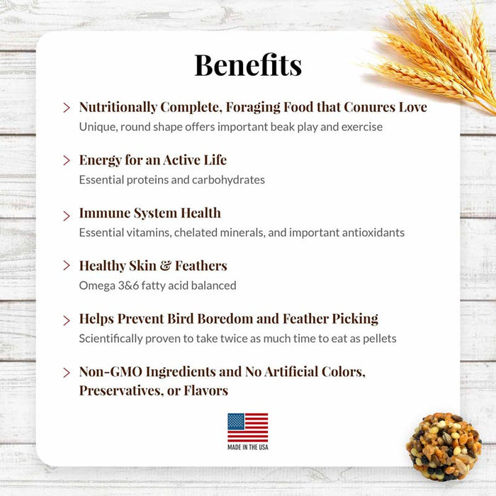 Lafeber Company Classic Nutri-Berries Conure Bird Food 10oz