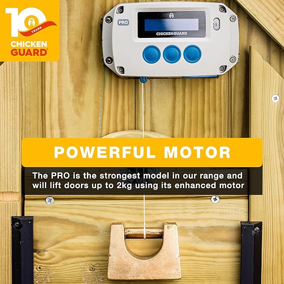 ChickenGuard PRO Automatic Chicken Coop Door PRO Opener PRO