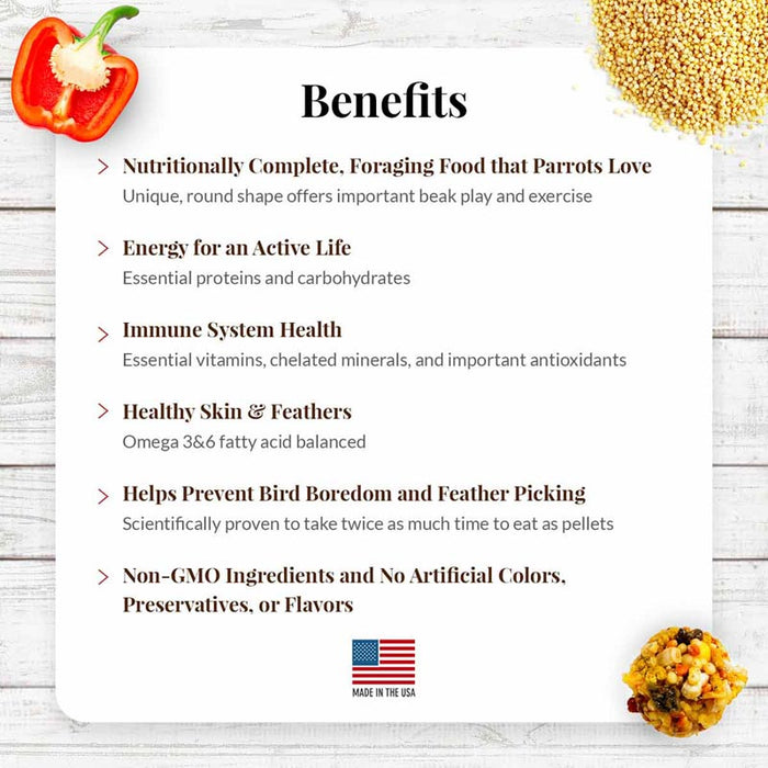 Lafeber Company El Paso Nutri-Berries Parrot Food 10oz